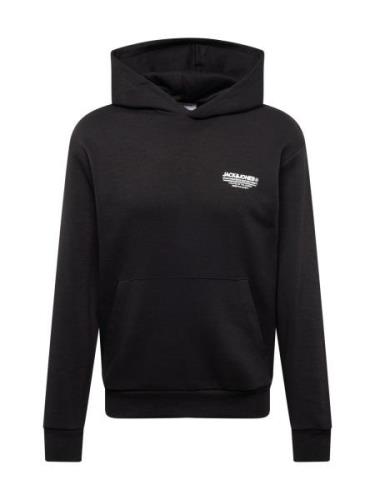 JACK & JONES Sweatshirt 'JJOlive'  sort / hvid