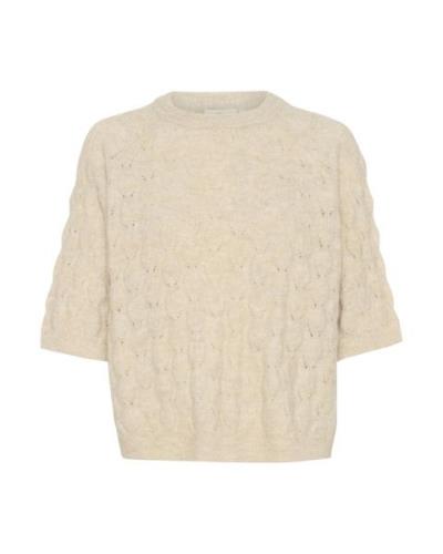 Kaffe Pullover  beige-meleret