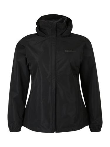 JACK WOLFSKIN Udendørsjakke 'Stormy Point'  sort