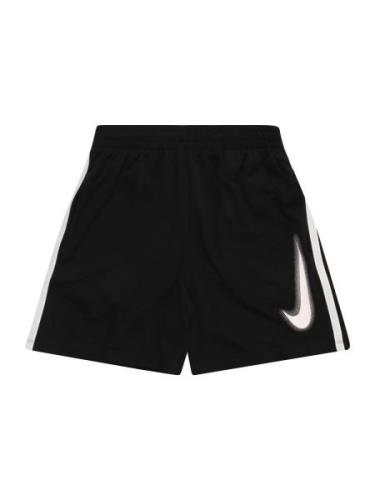 NIKE Sportsbukser  sort / hvid