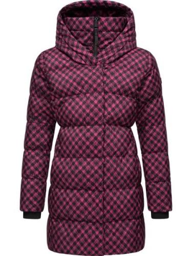 Ragwear Funktionsfrakke 'Niara'  magenta / sort