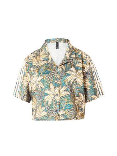 ADIDAS SPORTSWEAR Funktionsbluse 'adidas x FARM Rio'  sand / blå / mør...