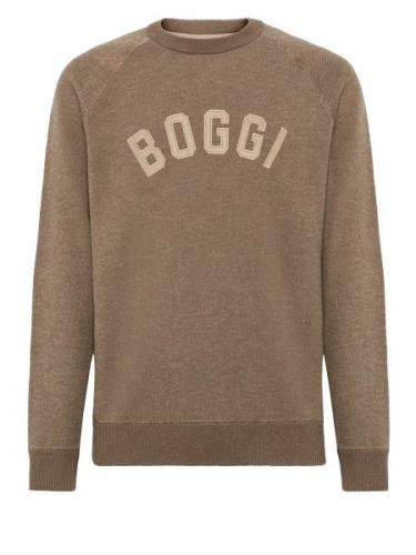 Boggi Milano Sweatshirt  brun / gul