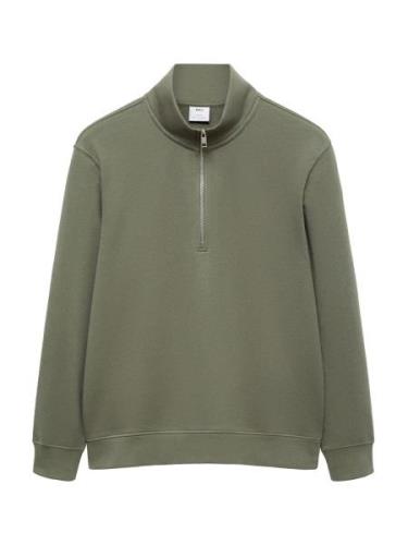 MANGO MAN Sweatshirt 'Winne'  mørkegrøn