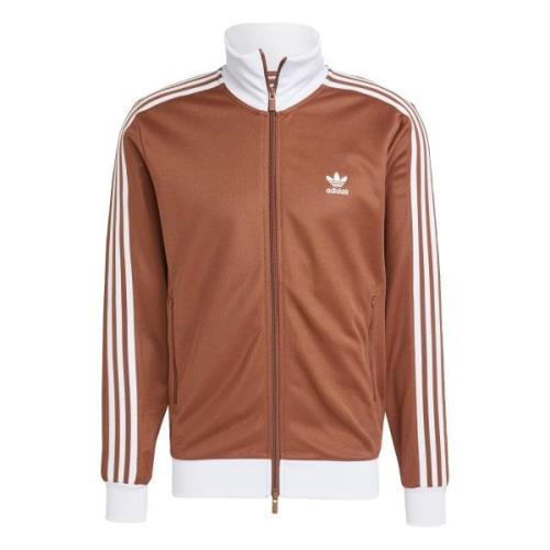 ADIDAS ORIGINALS Sweatjakke 'Adicolor Classics Beckenbauer'  brun / hv...