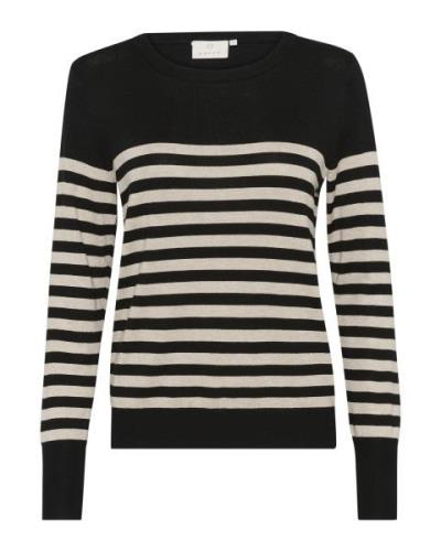 Kaffe Pullover 'Lizza'  sort / hvid