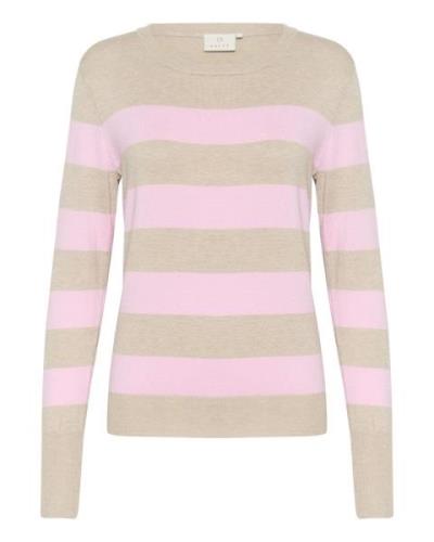 Kaffe Pullover 'Lizza'  beige / pastelpink