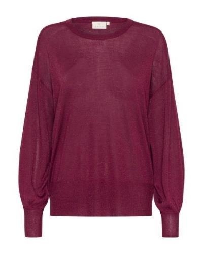 Kaffe Pullover 'Ankra'  burgunder