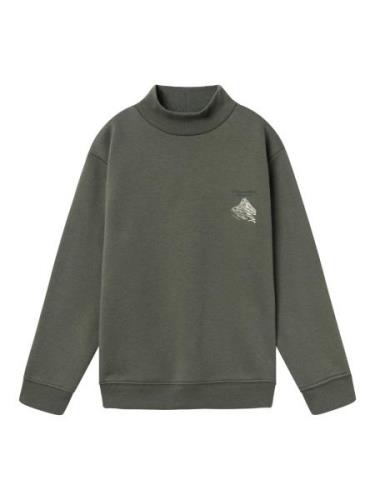 NAME IT Sweatshirt  creme / oliven