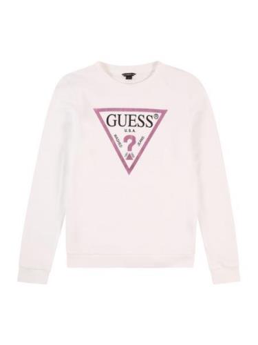 GUESS Sweatshirt  mørk pink / sort / offwhite