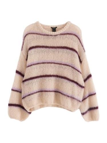 Lindex Pullover 'Serina'  beige / lilla / aubergine