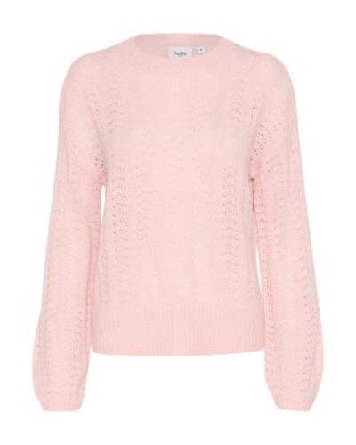 SAINT TROPEZ Pullover 'Crescent'  gammelrosa