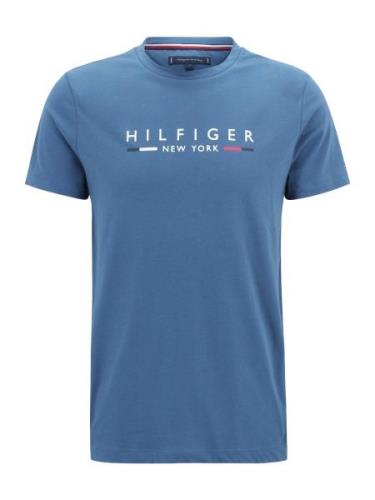 TOMMY HILFIGER Bluser & t-shirts 'NEW YORK'  lyseblå / hvid