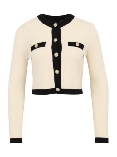 Vero Moda Petite Cardigan 'VMSABA'  creme / sort