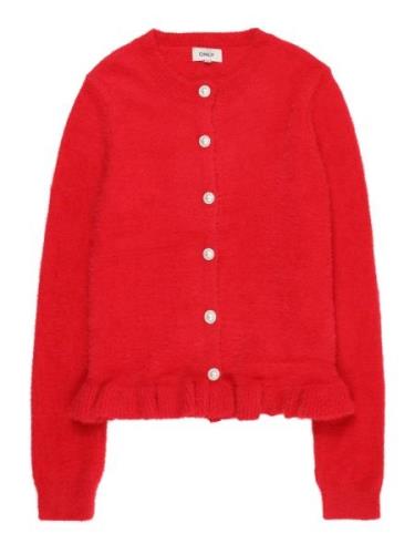 KIDS ONLY Cardigan 'PIUMO'  knaldrød