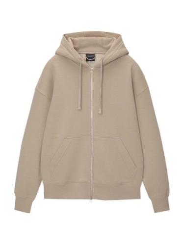 Pull&Bear Sweatjakke  beige