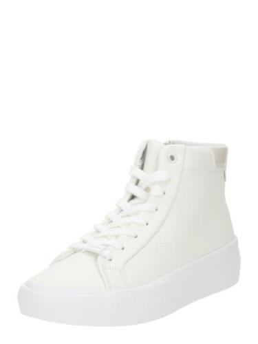 Calvin Klein Sneaker high 'VULC'  taupe / hvid