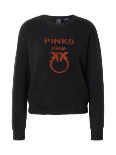 PINKO Pullover 'BURGOS'  brun / sort