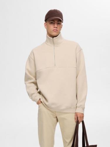 SELECTED HOMME Sweatshirt  beige / sølv