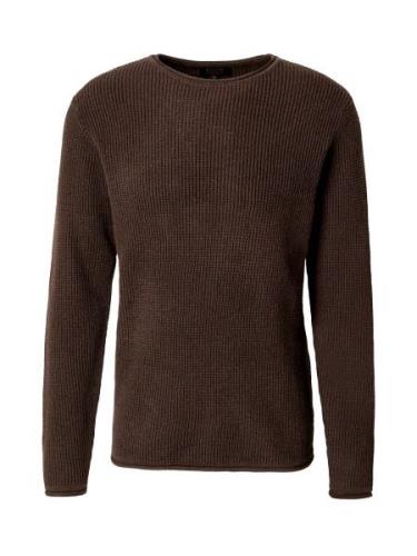 INDICODE JEANS Pullover 'Hoffvin'  mørkebrun