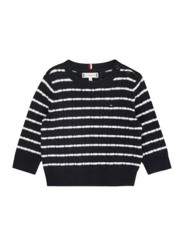 TOMMY HILFIGER Pullover  marin / hvid