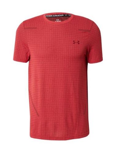 UNDER ARMOUR Funktionsskjorte 'Grid'  kirsebærsrød / melon