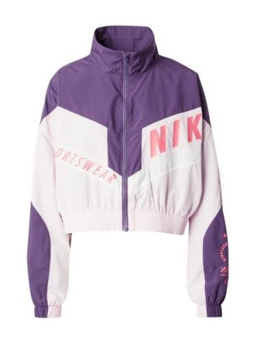 Nike Sportswear Overgangsjakke  lilla / lilla / pastelrød / hvid