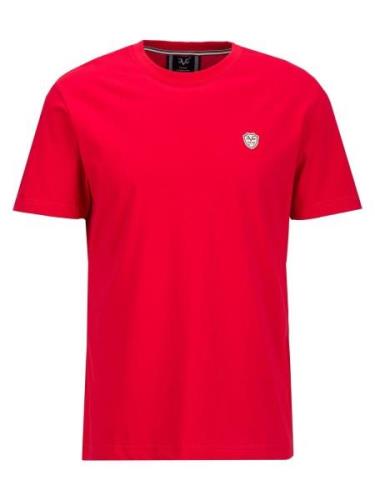 19V69 ITALIA Bluser & t-shirts ' RAFAEL '  rød / sort / hvid