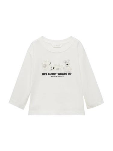 MANGO KIDS Shirts 'BUDDY'  grå / sort / hvid