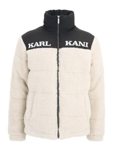 Karl Kani Vinterjakke  beige / sort / hvid