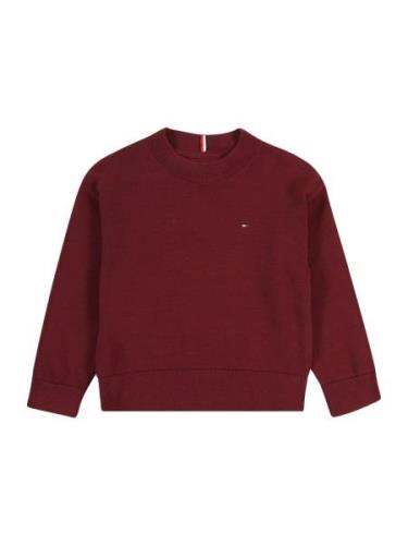 TOMMY HILFIGER Pullover ''ESSENTIAL'  rubinrød