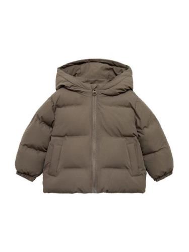 MANGO KIDS Vinterjakke 'ALPES'  khaki