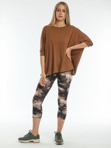 Anou Anou Leggings  lysebrun / mørkebrun / sort