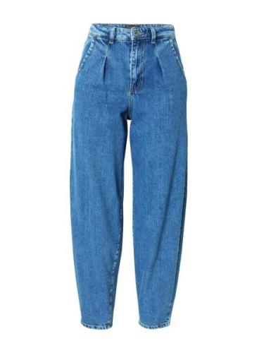 Dorothy Perkins Jeans med lægfolder  blå