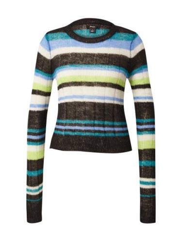 Nasty Gal Pullover  blå / mint / sort / hvid