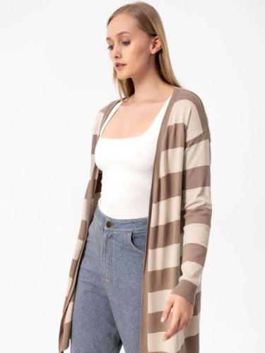 Anou Anou Cardigan 'KORY'  ecru / brun