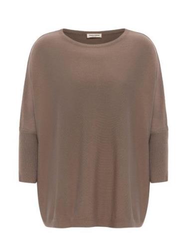 Anou Anou Pullover i overstørrelse  taupe