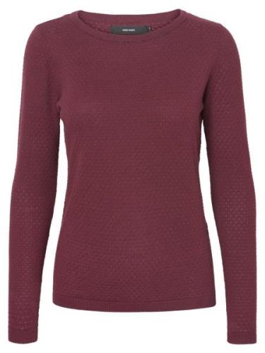 VERO MODA Pullover 'Care'  rødviolet