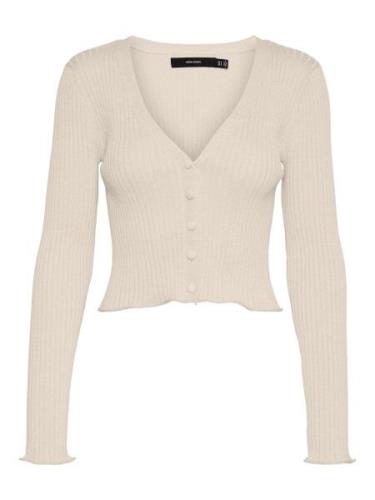 VERO MODA Cardigan 'Fibly'  beige