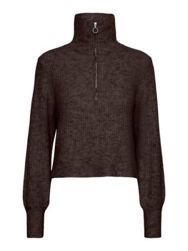 VERO MODA Pullover 'POPPY'  mørkebrun