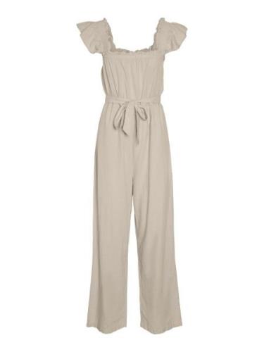 VERO MODA Jumpsuit 'LINA'  beige