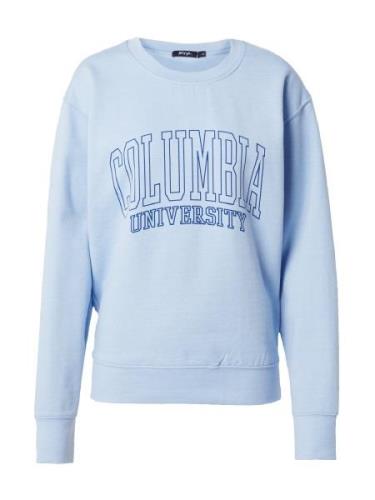 Nasty Gal Sweatshirt 'Columbia'  blå / pastelblå