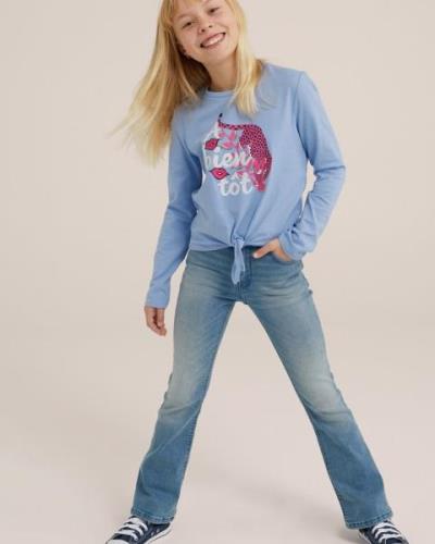 WE Fashion Bluser & t-shirts  blå / blandingsfarvet