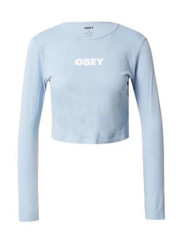 Obey Shirts  lyseblå / hvid