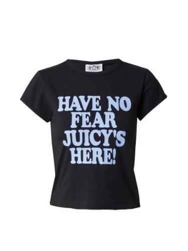 Juicy Couture Shirts 'HAVE NO FEAR'  lyseblå / sort