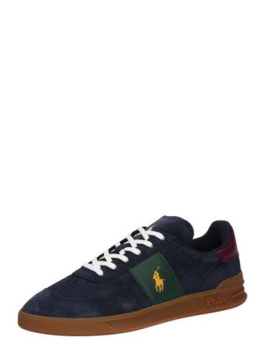 Polo Ralph Lauren Sneaker low 'AERA'  navy / mørkegul / smaragd / burg...