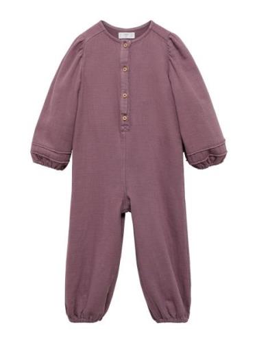 MANGO KIDS Overall 'Monkey'  blomme