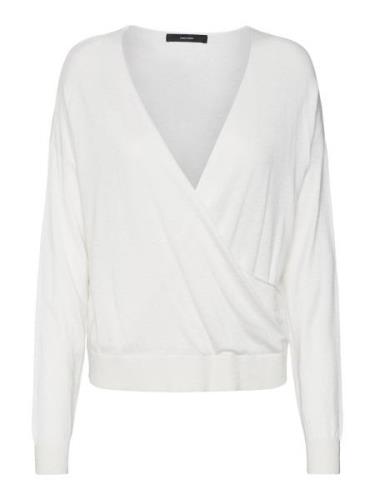 VERO MODA Pullover 'SILKY'  hvid