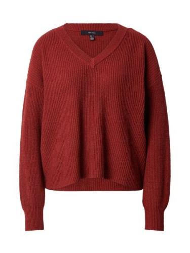 VERO MODA Pullover 'VMZIA'  rustrød