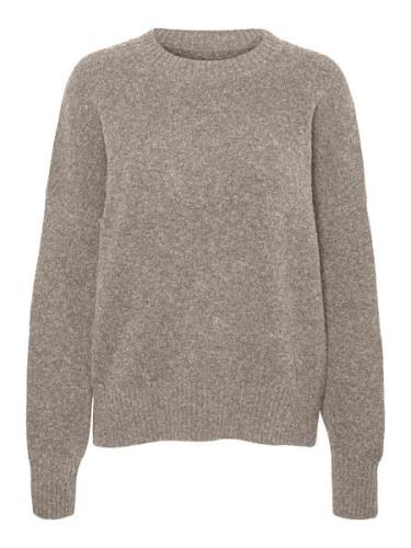 VERO MODA Pullover 'VMBOOM'  beige-meleret